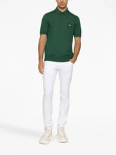 logo plaque stretch-cotton skinny jeans